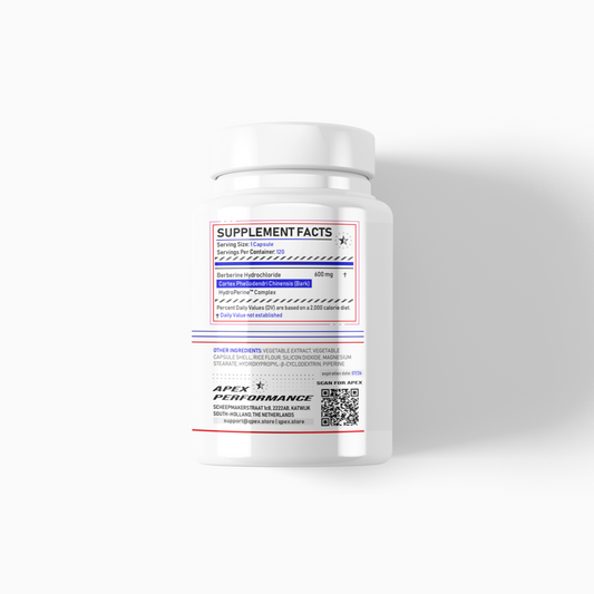 Berberine (HCL) 97% with HydroPerine™ - 120 V-Capsules